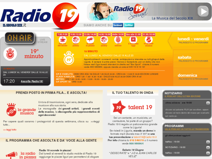 www.radio19.it