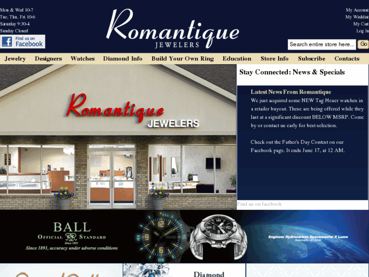 www.romantiquejewelers.com