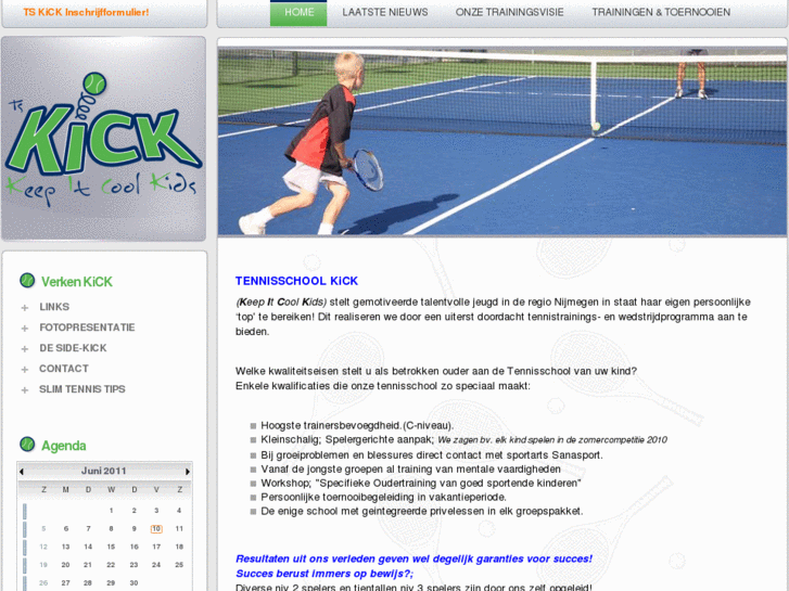 www.tennisschoolkick.nl