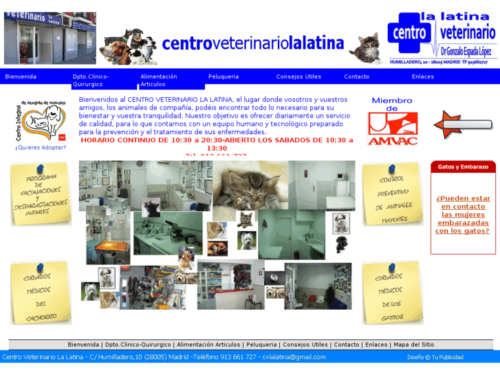 www.centroveterinariolalatina.com