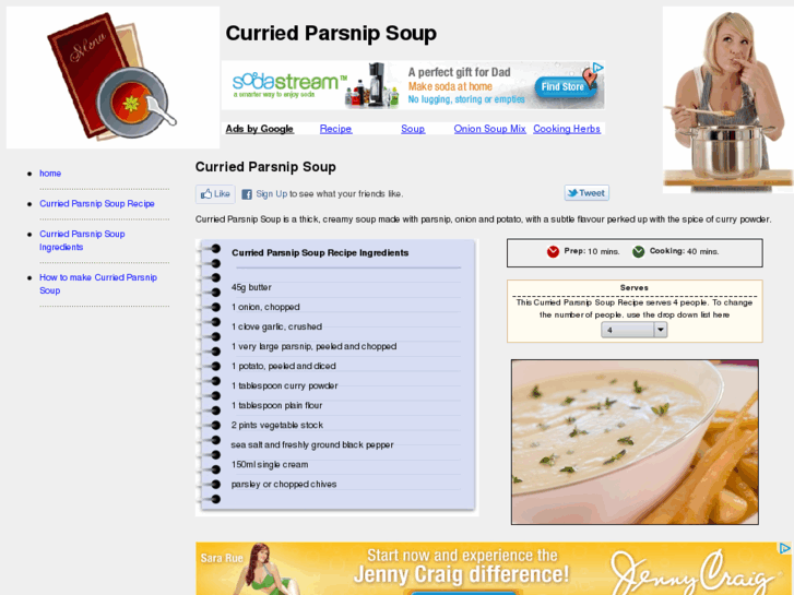 www.curriedparsnipsoup.com