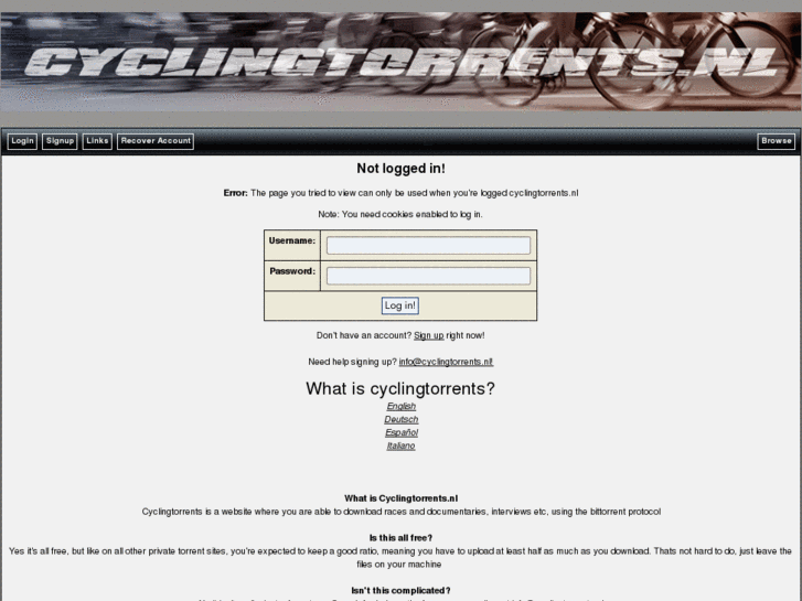 www.cyclingtorrents.nl