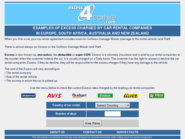 www.excess4carhire.com