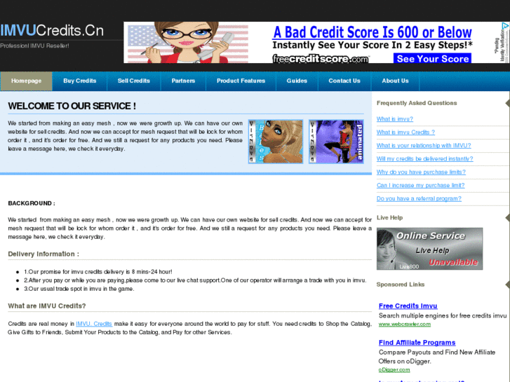 www.imvucredits.cn