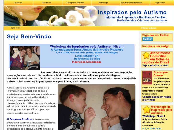 www.inspiradospeloautismo.com.br