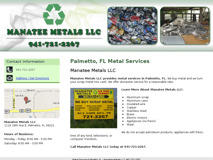 www.manateemetals.com