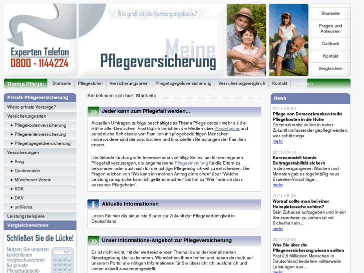 www.meine-pflegeversicherung.de