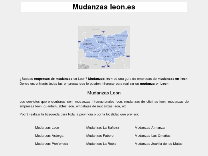 www.mudanzasleon.es