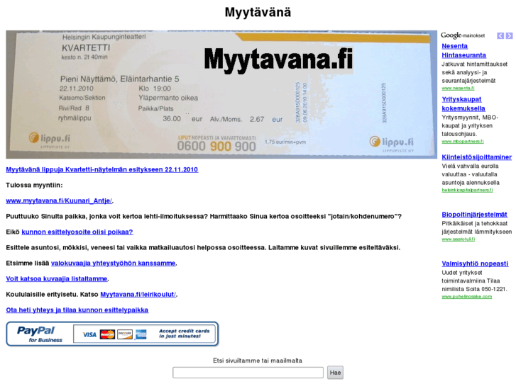 www.myytavana.fi