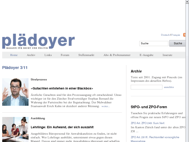 www.plaedoyer.ch