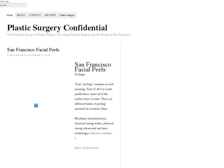 www.plasticsurgeryconfidential.com