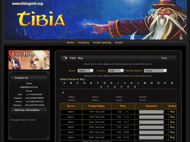 www.tibiagold.org