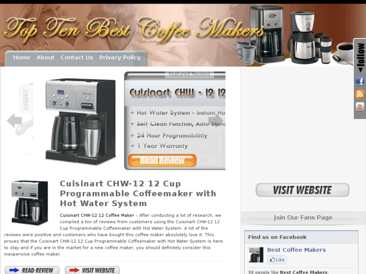 www.toptenbestcoffeemakers.com