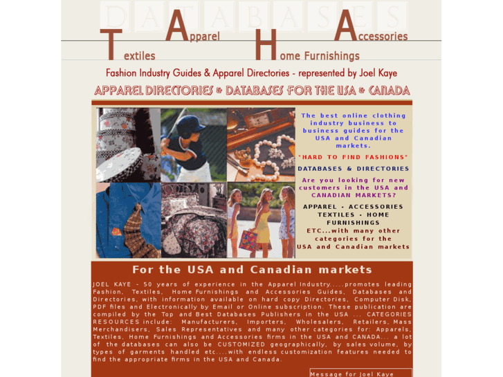 www.appareldatabases.net