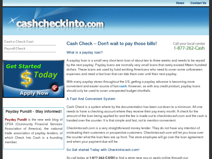 www.cashcheckinto.com