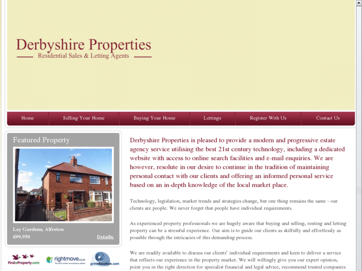 www.derbyshireproperties.com