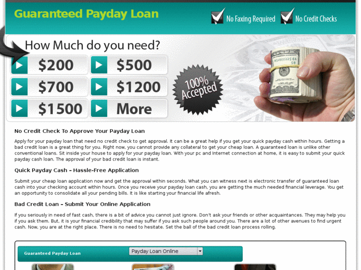 www.guaranteed-payday-loan.org