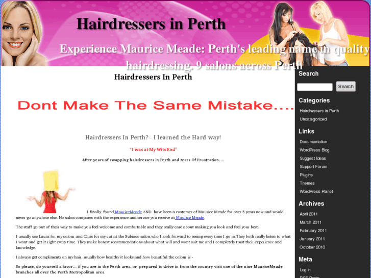 www.hairdressersinperth.com