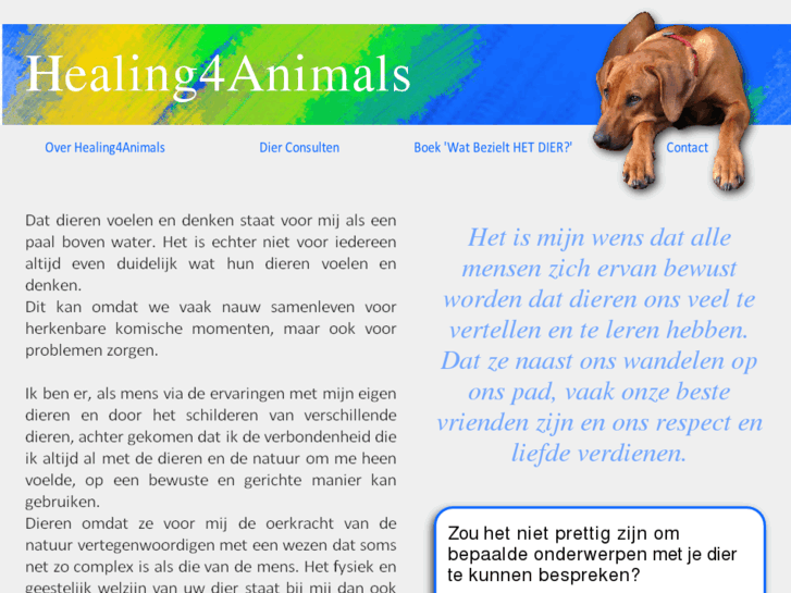 www.healing4animals.nl