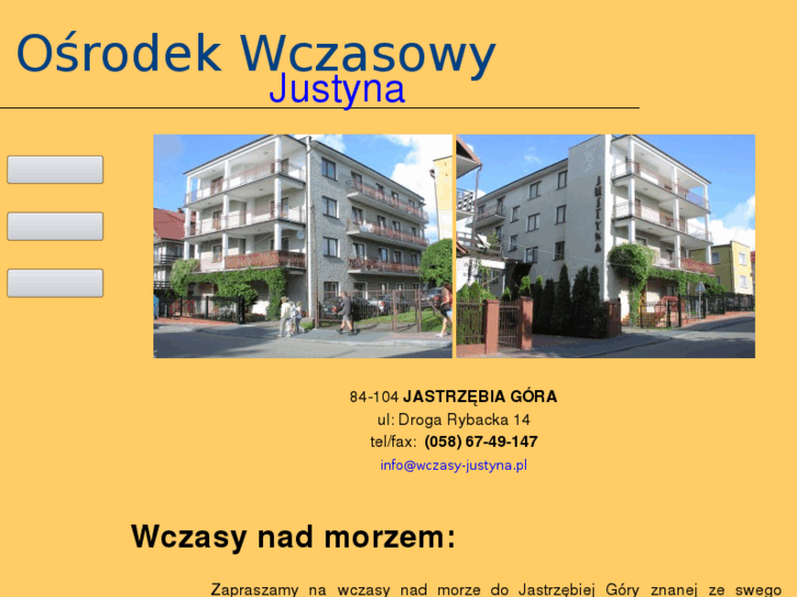 www.wczasy-justyna.pl