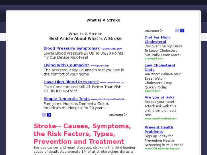 www.whatisastroke.info