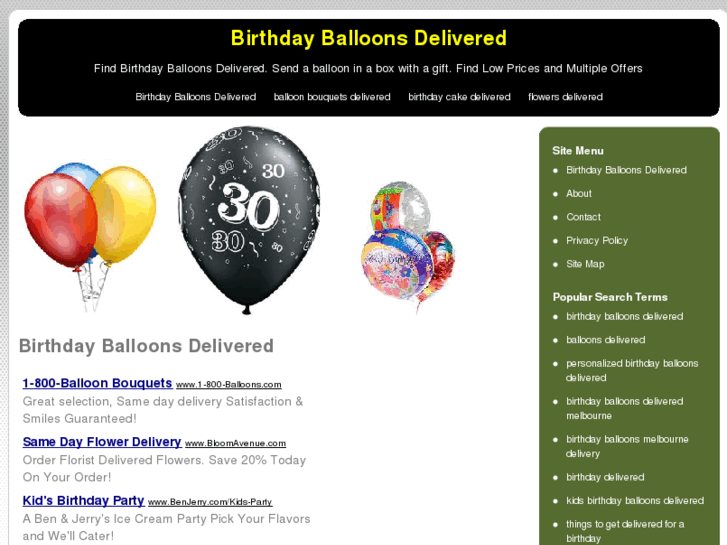 www.birthdayballoonsdelivered.net