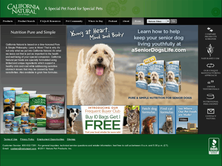 www.californianaturalpet.com