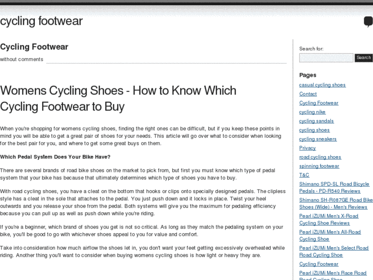 www.cyclingfootwear.org