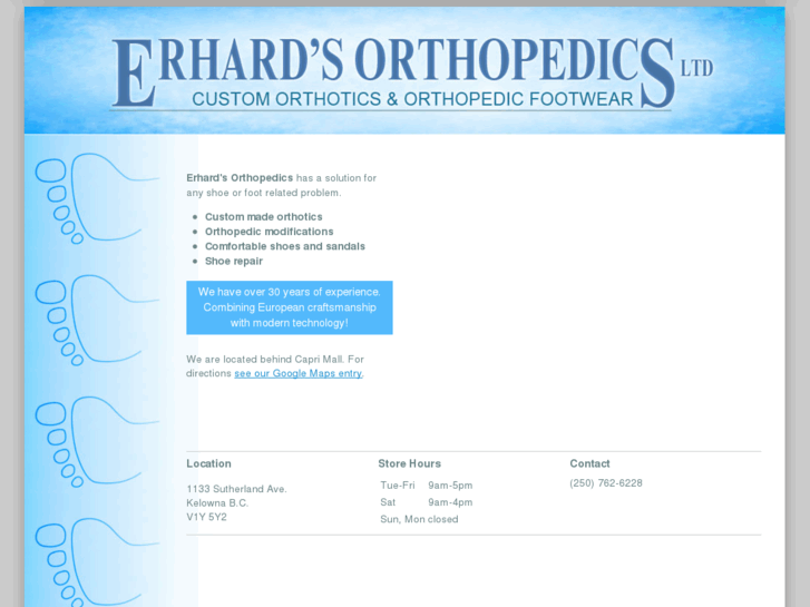 www.erhards-orthopedics.com