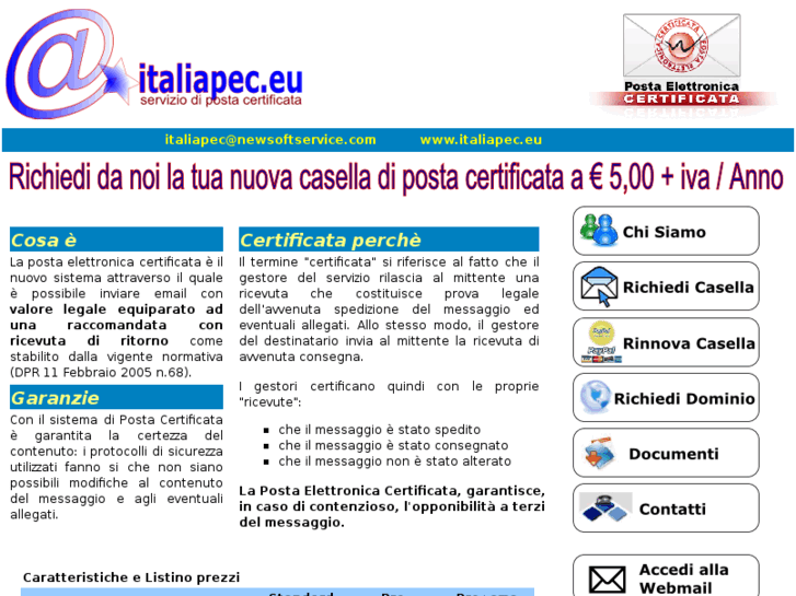 www.italiapec.eu