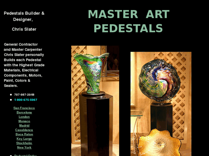 www.masterartpedestals.com