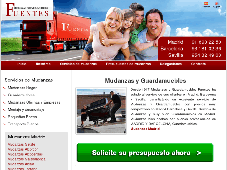 www.mudanzasfuentes.es