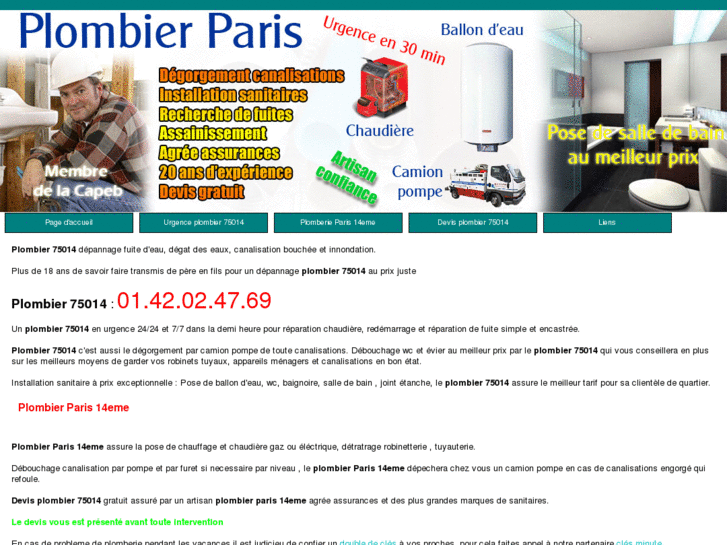 www.plombier75014.net