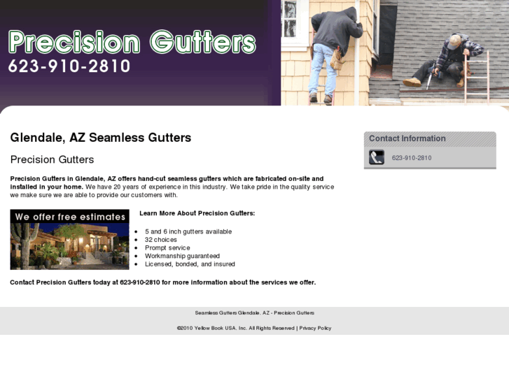 www.precisionguttersaz.net