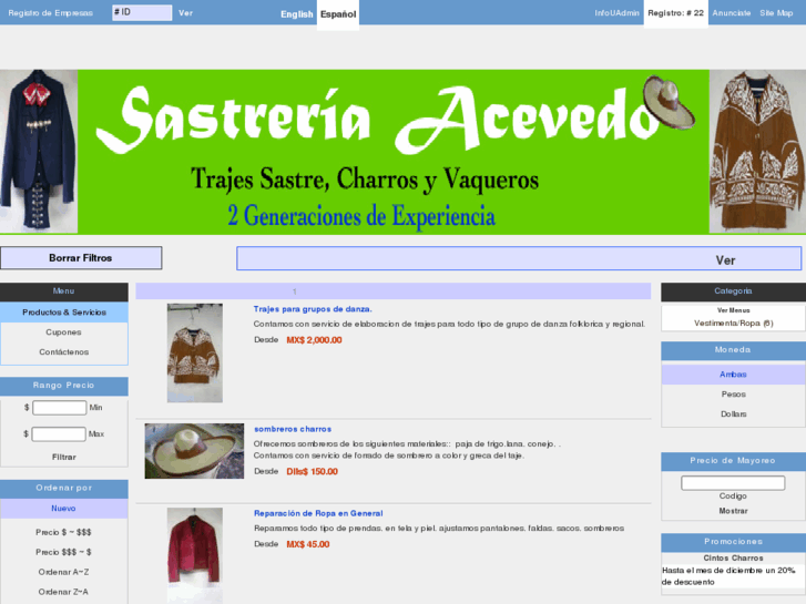 www.sastreriaacevedo.com