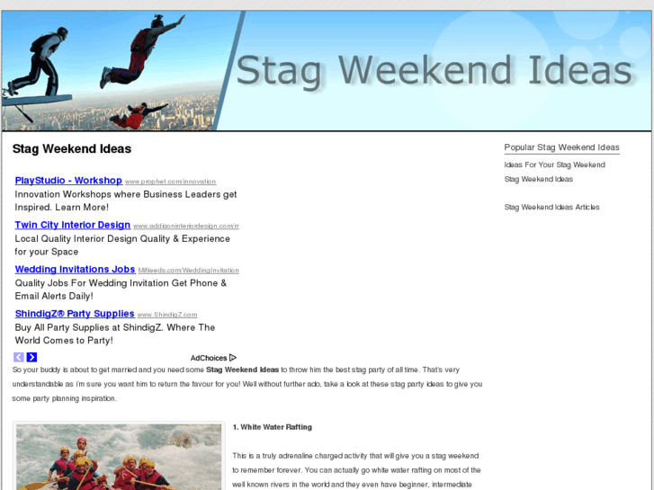 www.stagweekendideas.info