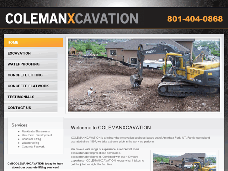 www.colemanxcavation.com