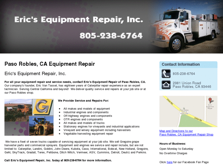 www.ericsequipmentrepair.com