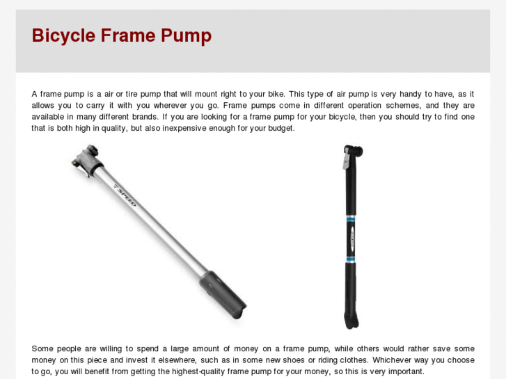 www.framepump.com