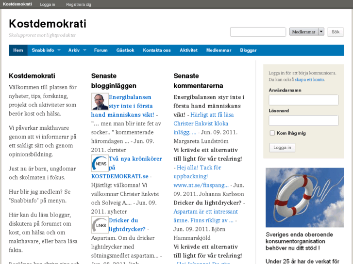 www.kostdemokrati.se