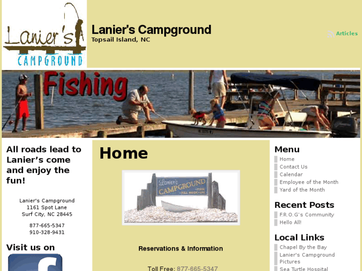 www.lanierscampgroundnc.com