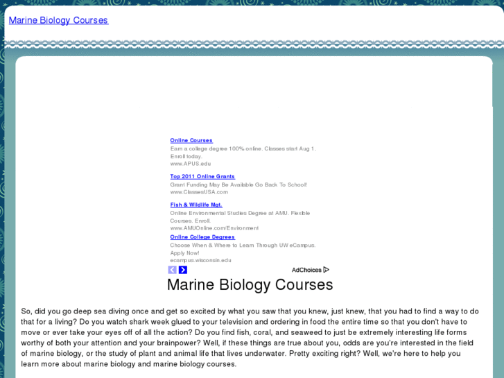 www.marinebiologycourses.com