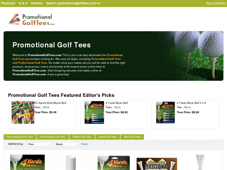 www.promotionalgolftees.com