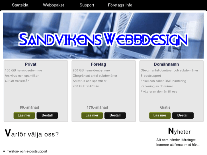 www.sandvikenswebbdesign.se