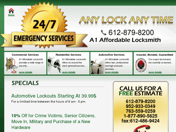 www.a1-affordable-locksmith.com