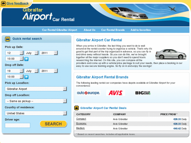 www.gibraltarairportcarrental.com