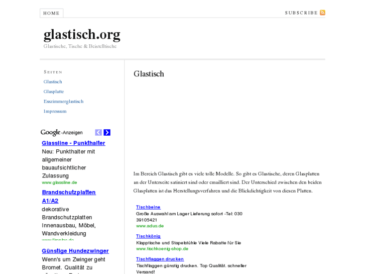 www.glastisch.org