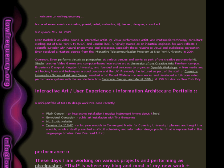 www.lowfrequency.org
