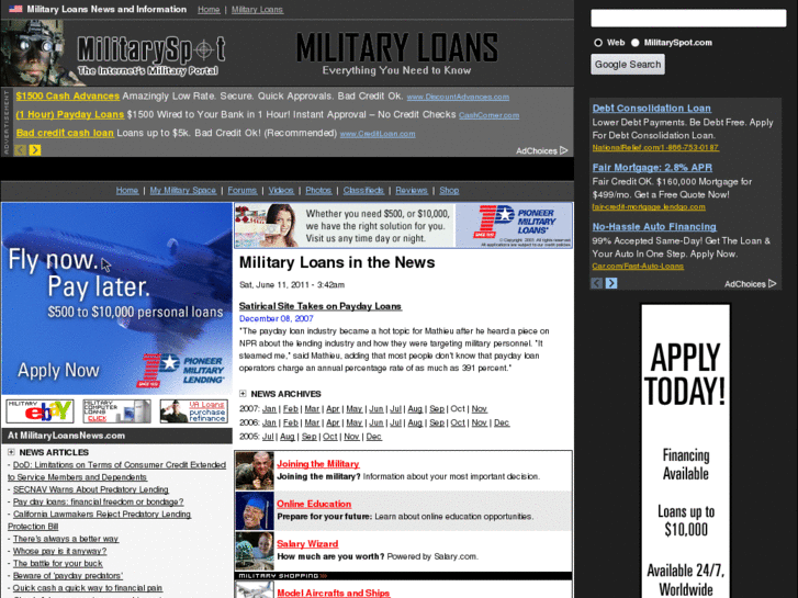 www.militaryloansnews.com