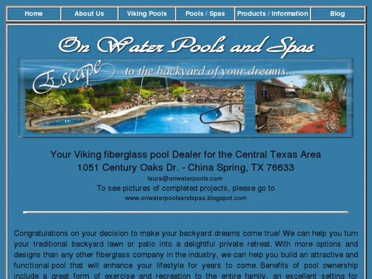www.onwaterpools.com
